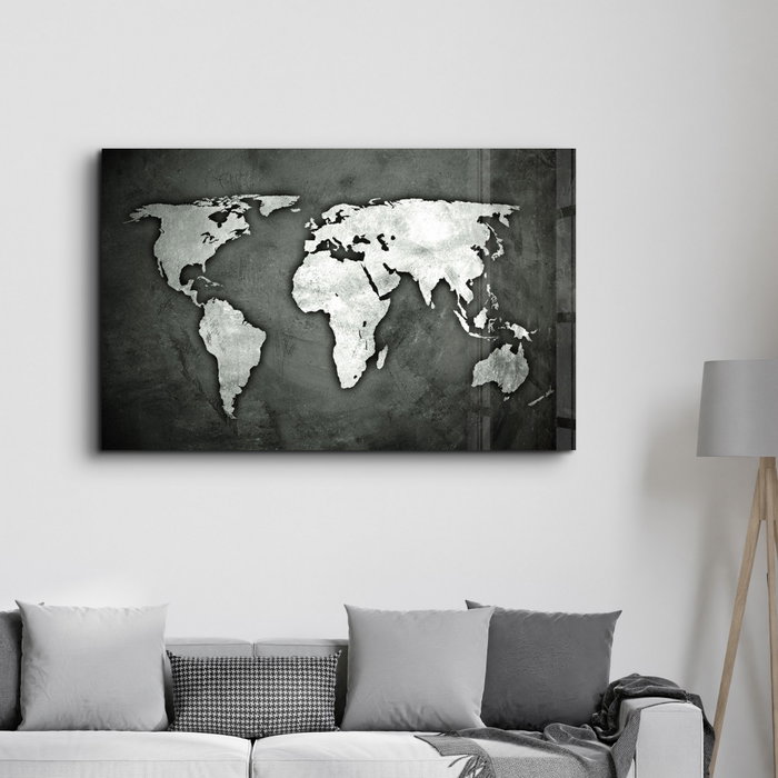 Wallity Pintura Decorativa de Vidrio Templado Multicolor 70 x 110 cm